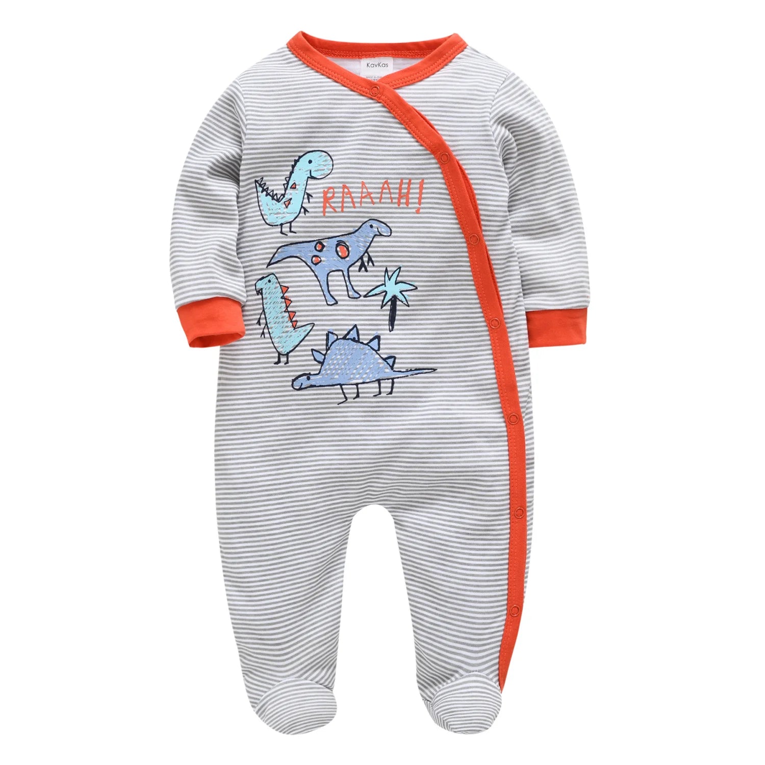 1/3 Pcs Baby Boys Rompers Cartoon Print Overalls Cotton Infant Clothing Kids Jumpsuit Newborn Pajimas 0-3 Months